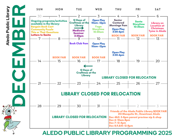 March 2025 Programming Calendar at APL