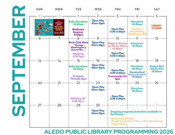 September 2026 Programming Details for APL